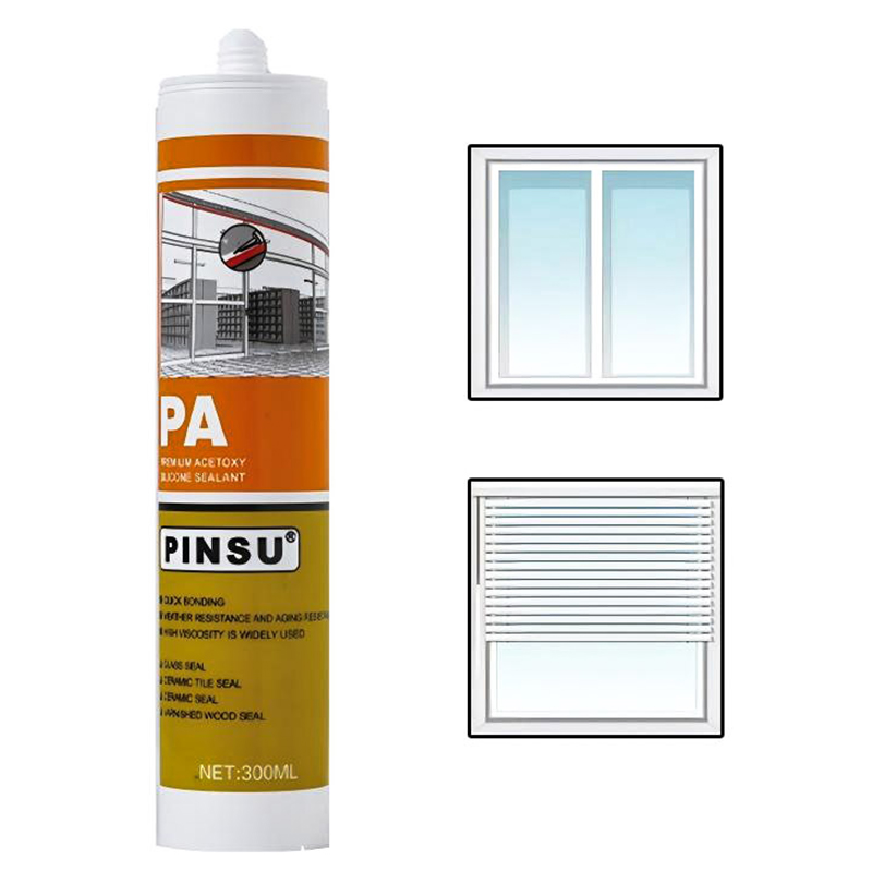 مانع تسرب سيليكون أسيتيك سريع المعالجة ومقاوم للماء والعفن من PINSU-PA للحمام والمطبخ مانع تسرب سيليكون أسيتيك سريع المعالجة ومقاوم للماء والعفن من PINSU-PA للحمام والمطبخ