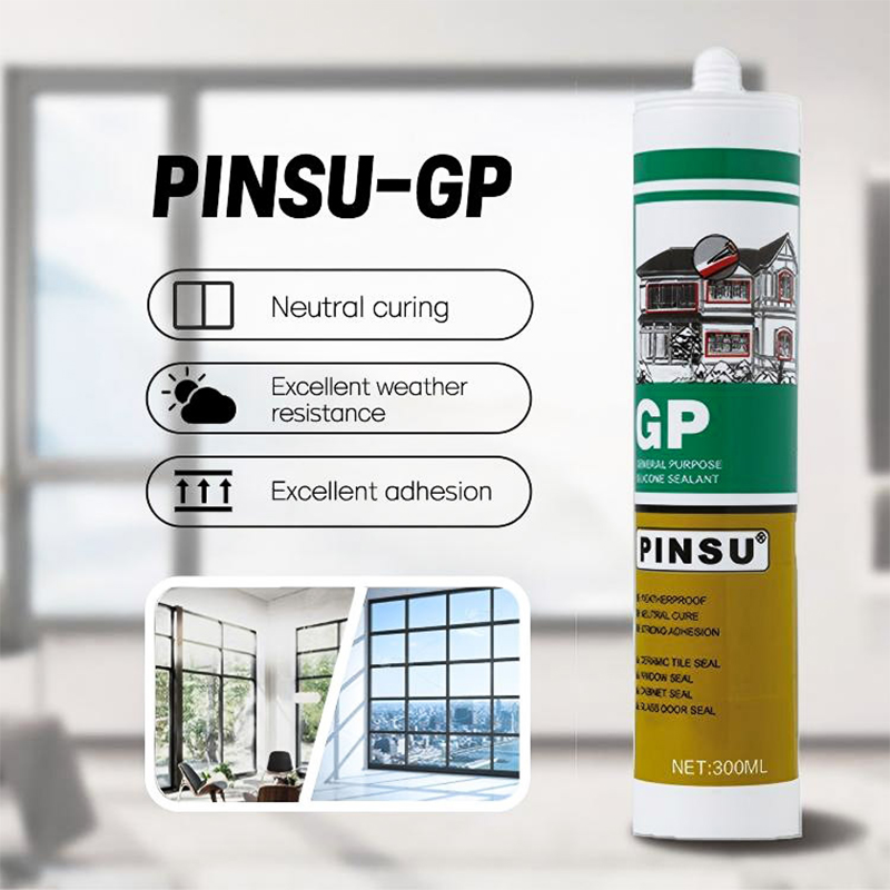 مانع تسرب السيليكون المحايد PINUS-GP المقاوم للعوامل الجوية للزجاج والمعادن مانع تسرب السيليكون المحايد PINUS-GP المقاوم للعوامل الجوية للزجاج والمعادن